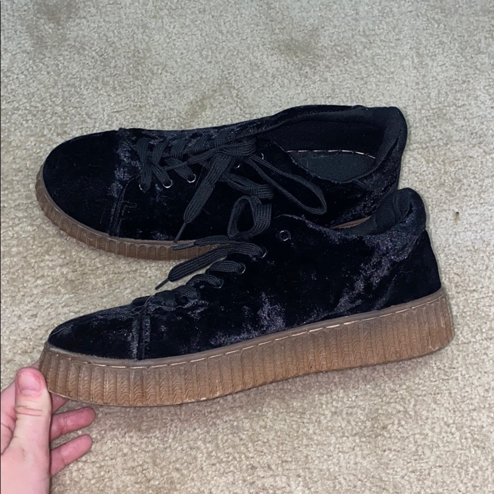 velvet shoes